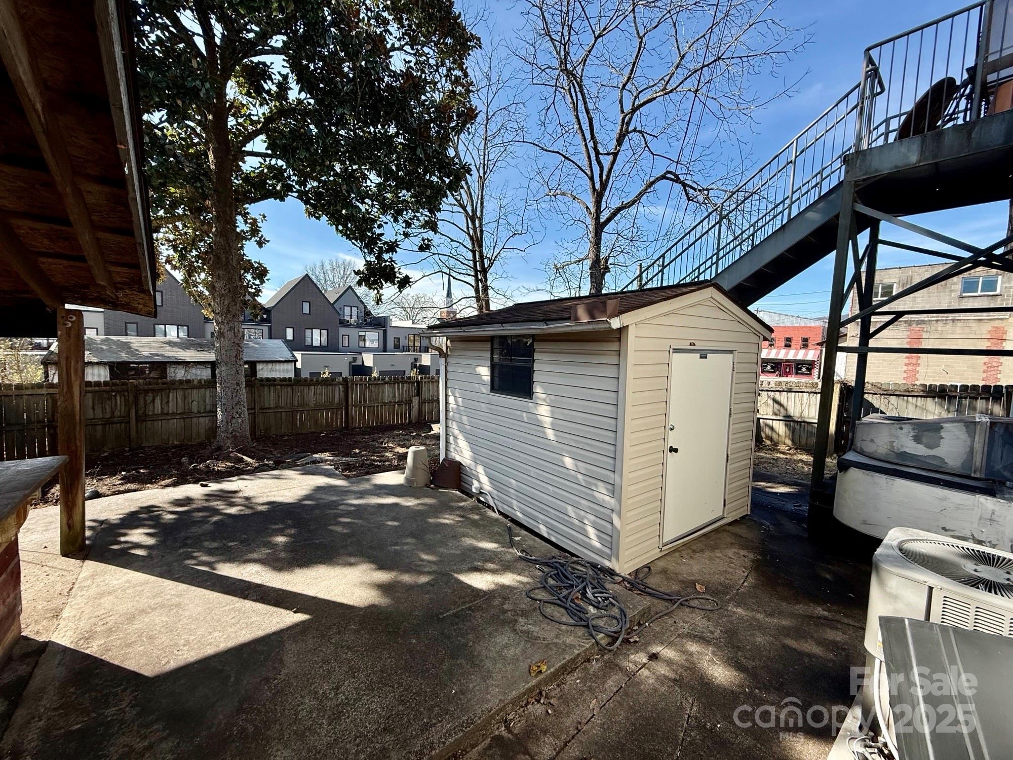 Fenced area - 100 E Main Street, Brevard