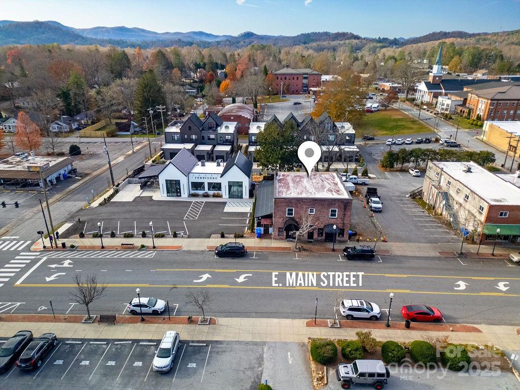 Beside the new Territory Wine Bar - 100 E Main Street, Brevard