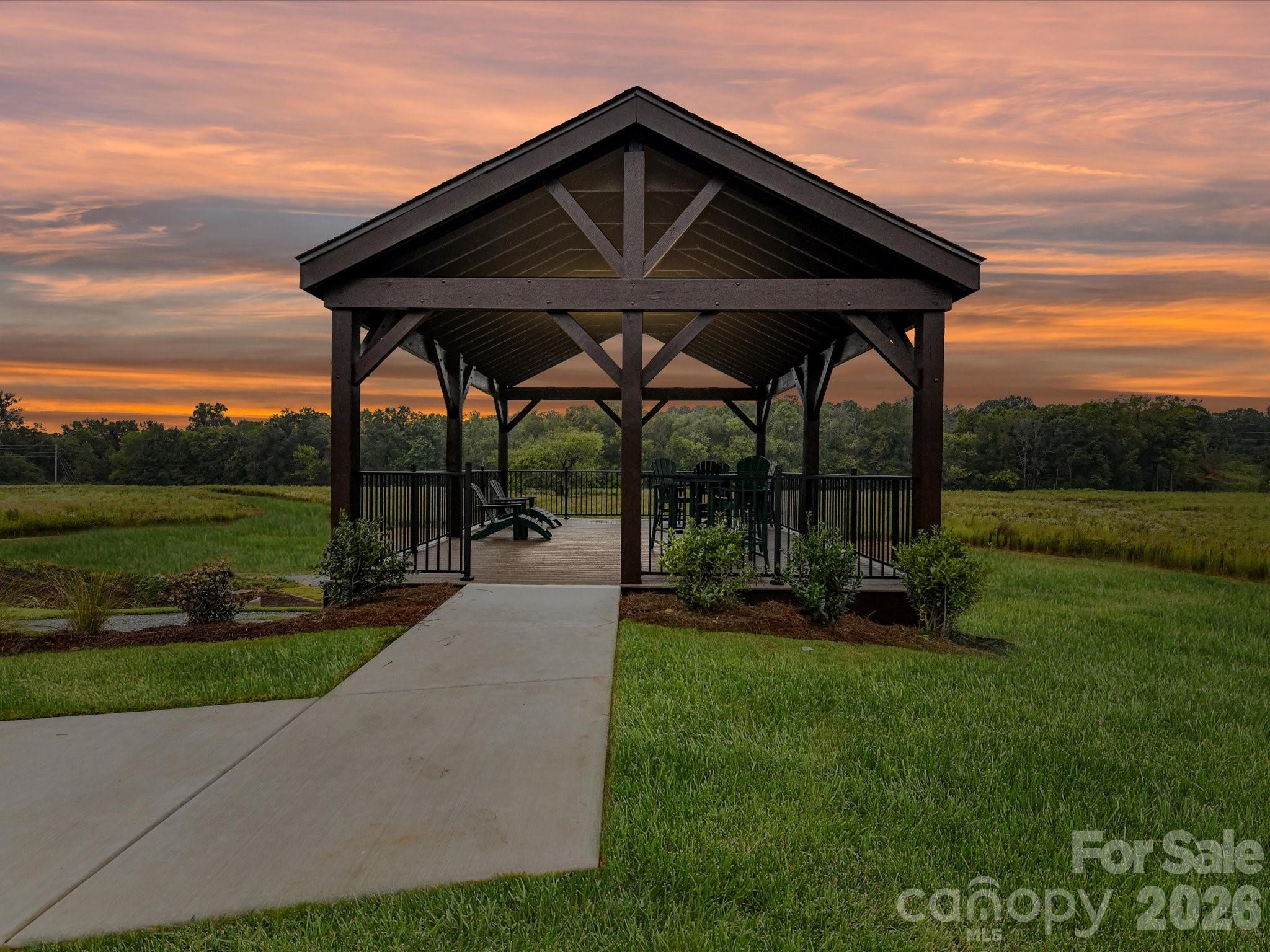 Community Pavilion- enjoy spending time at the pavilion watching the sunset. - 258 Alluvium Lane, Waxhaw