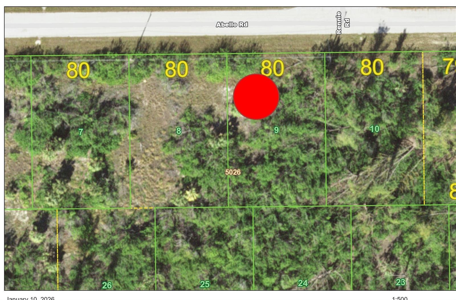 Land at 10494 ABELLO RD, PORT CHARLOTTE, photo 3 of 4