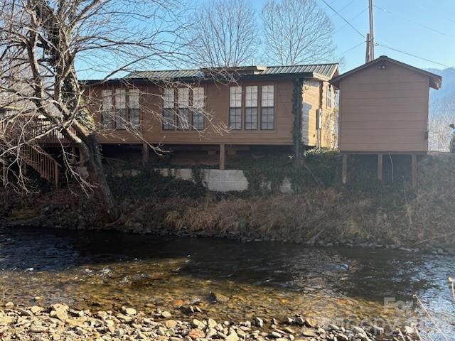 back corner of home - 129 Mallard Loop, Waynesville