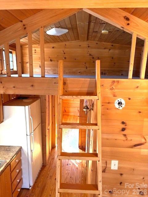 loft sleeping area; climb ladder to reach - 129 Mallard Loop, Waynesville