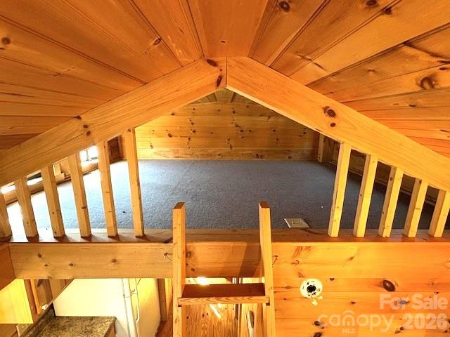 loft sleeping area - 129 Mallard Loop, Waynesville