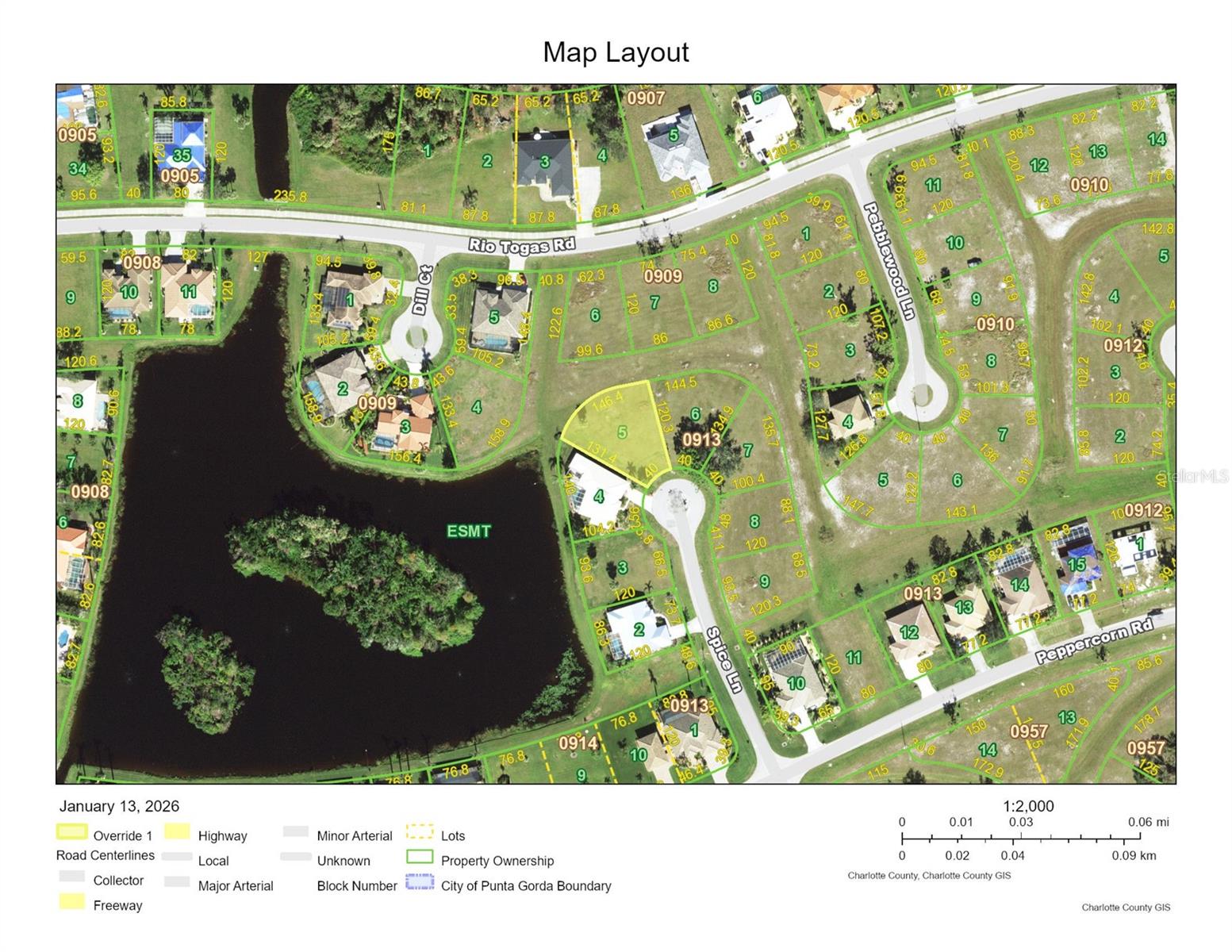 Land at 17161 SPICE LN, PUNTA GORDA, photo 3 of 8