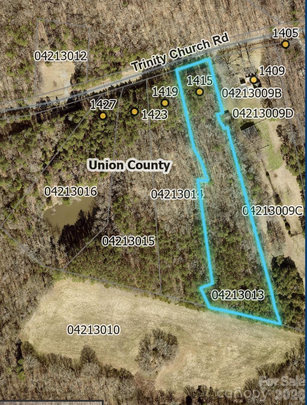 Acreage at 1415 Trinity Church Road, Monroe, photo 8 of 14