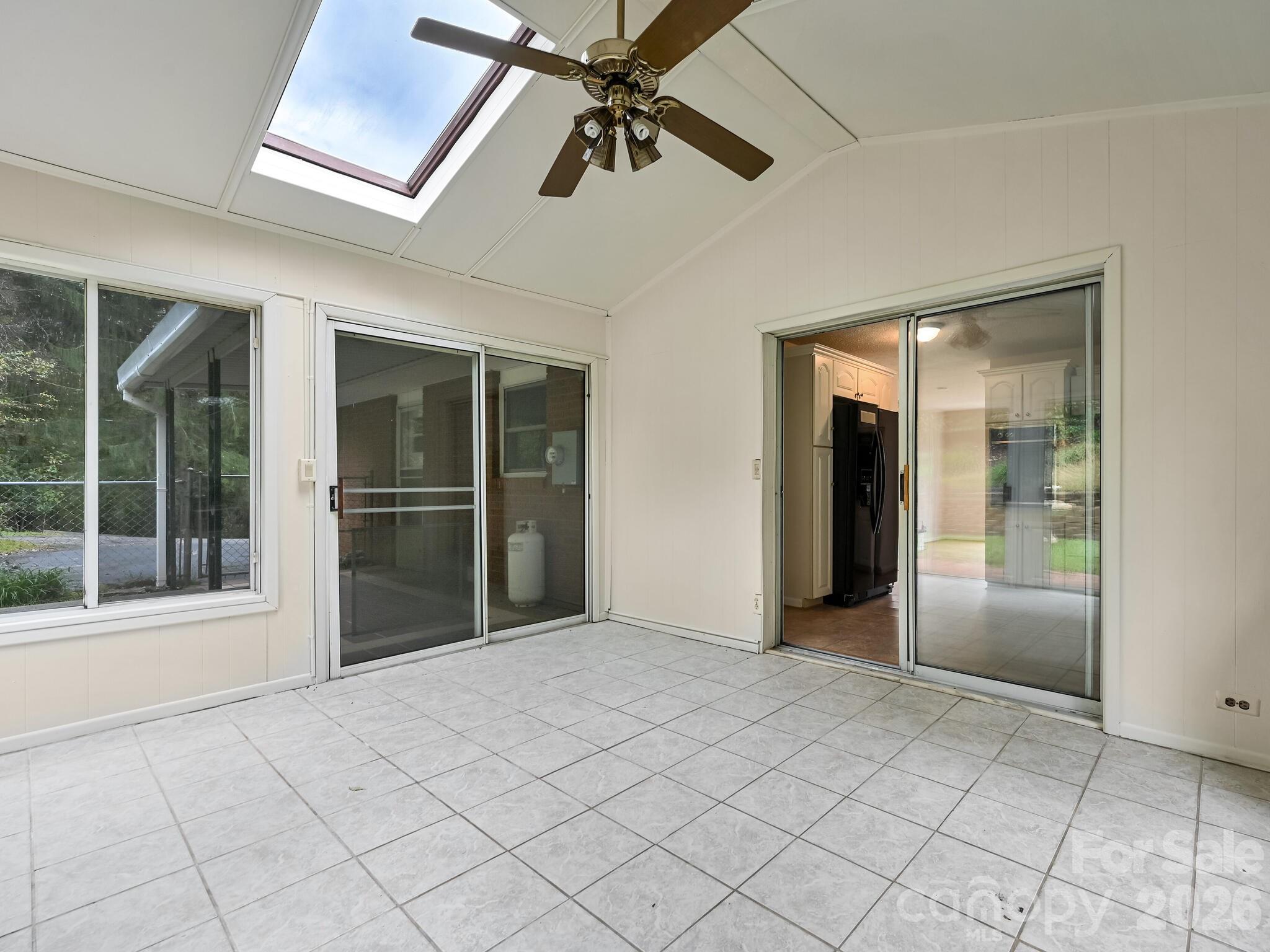 Side door to covered back porch - 651 Case Cove Road, Candler