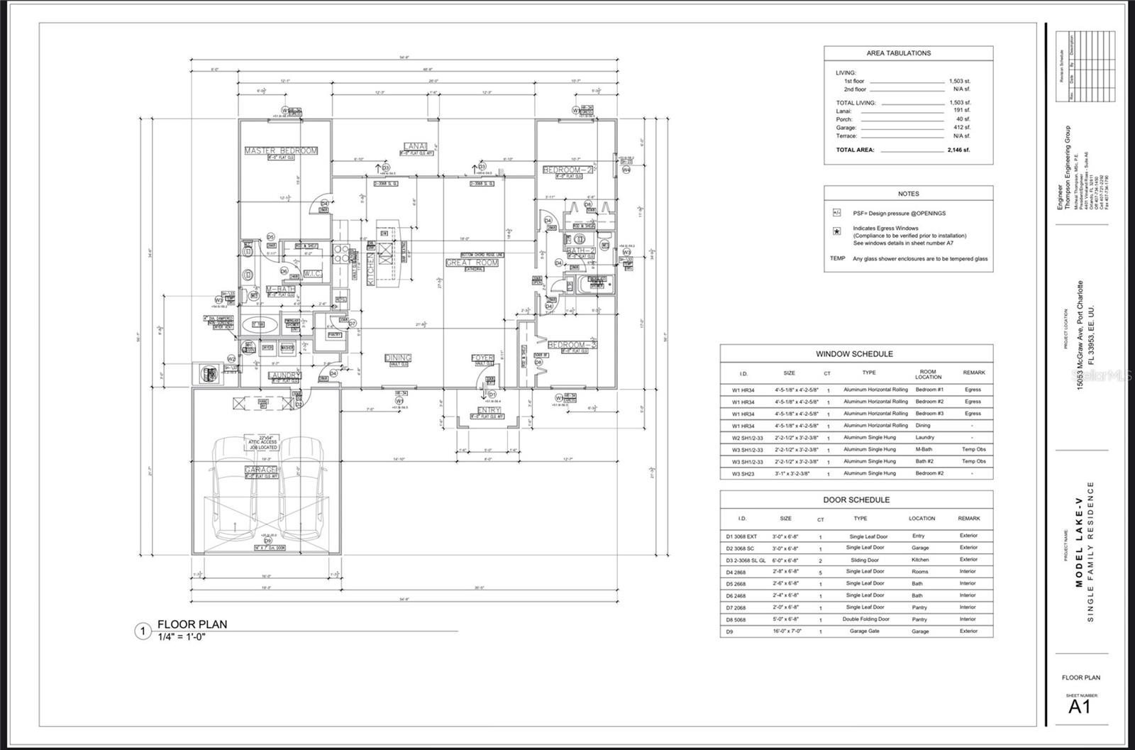 floor plan - 15053 MCGRAW AVE, PORT CHARLOTTE