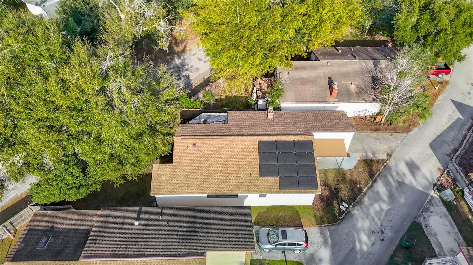 Arial view of home - 5937 FOREST LN, ZEPHYRHILLS