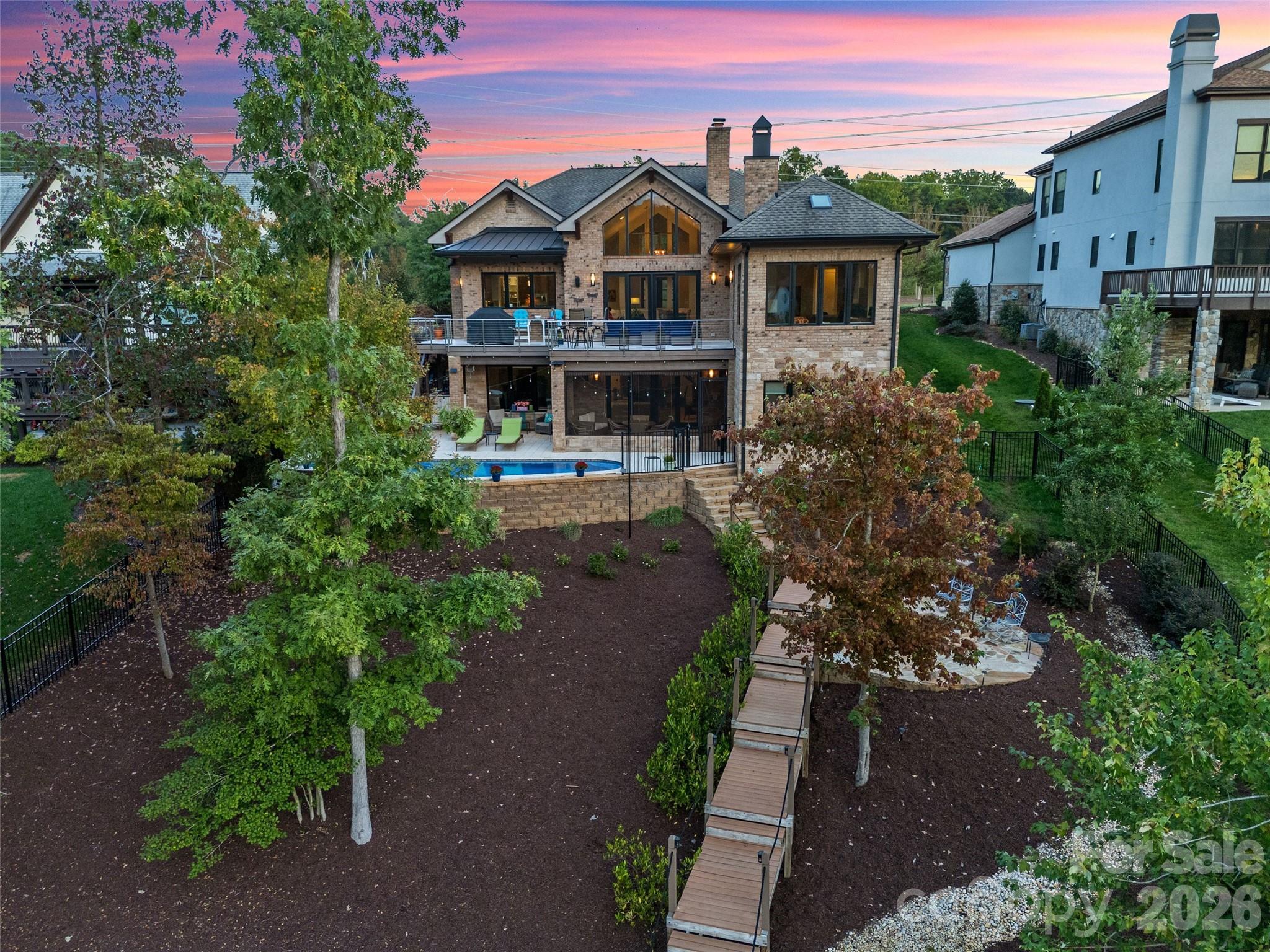 Luxury, sunset view Lake Wylie waterfront living at its FINEST! - 6032 Headlands Court, Belmont