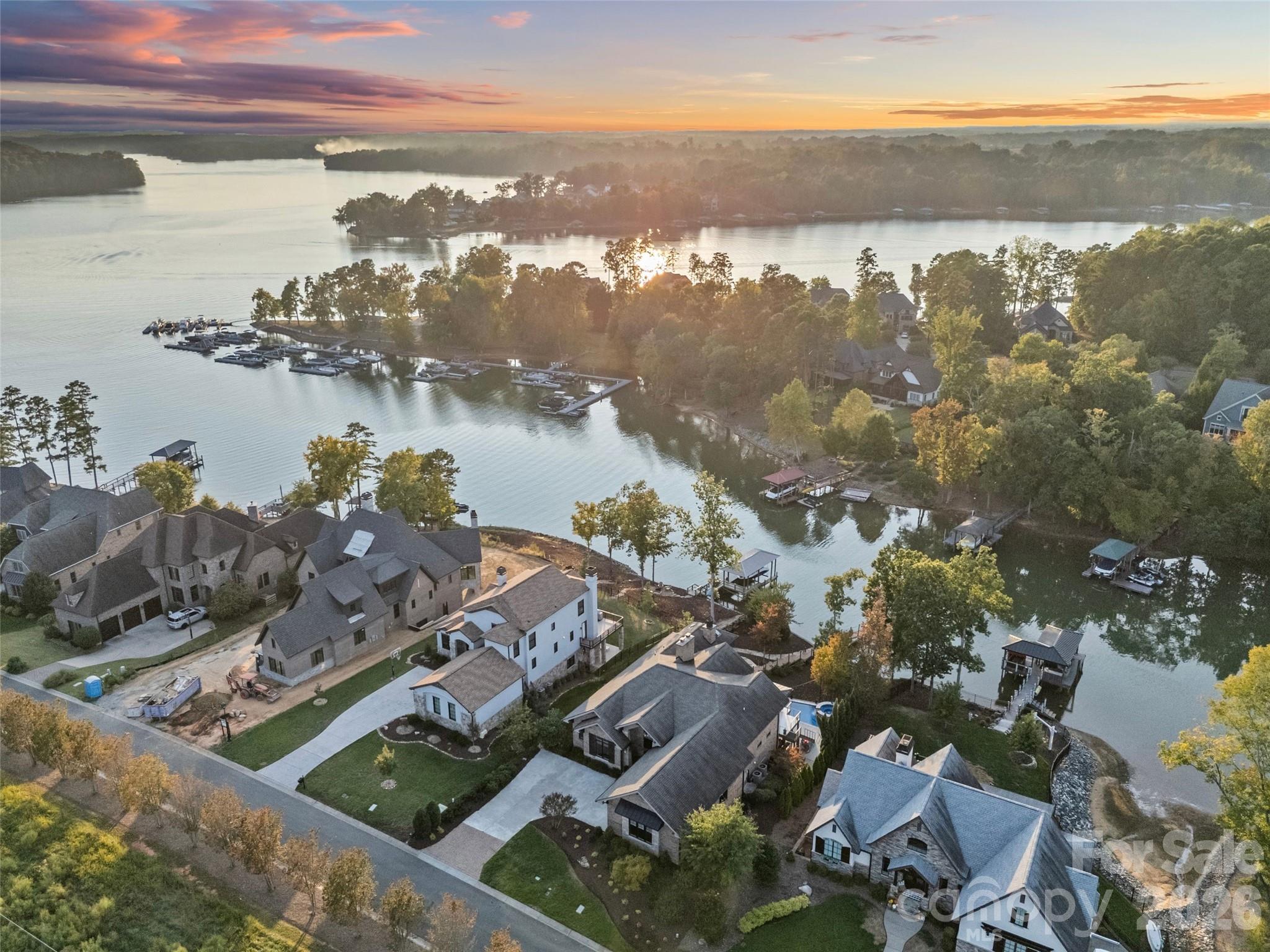 Luxury, sunset view Lake Wylie waterfront living at its FINEST! - 6032 Headlands Court, Belmont