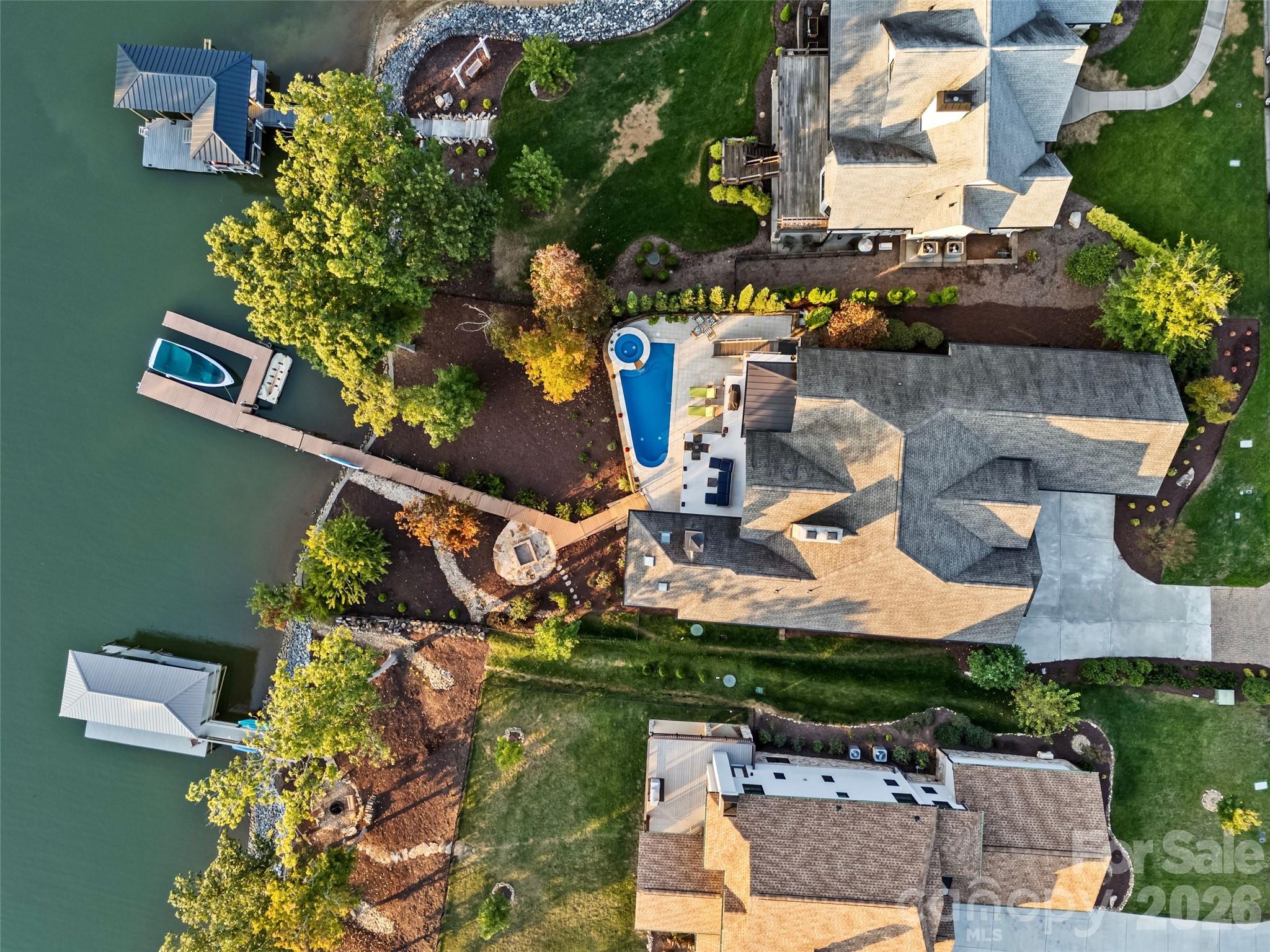 Luxury, sunset view Lake Wylie waterfront living at its FINEST! - 6032 Headlands Court, Belmont