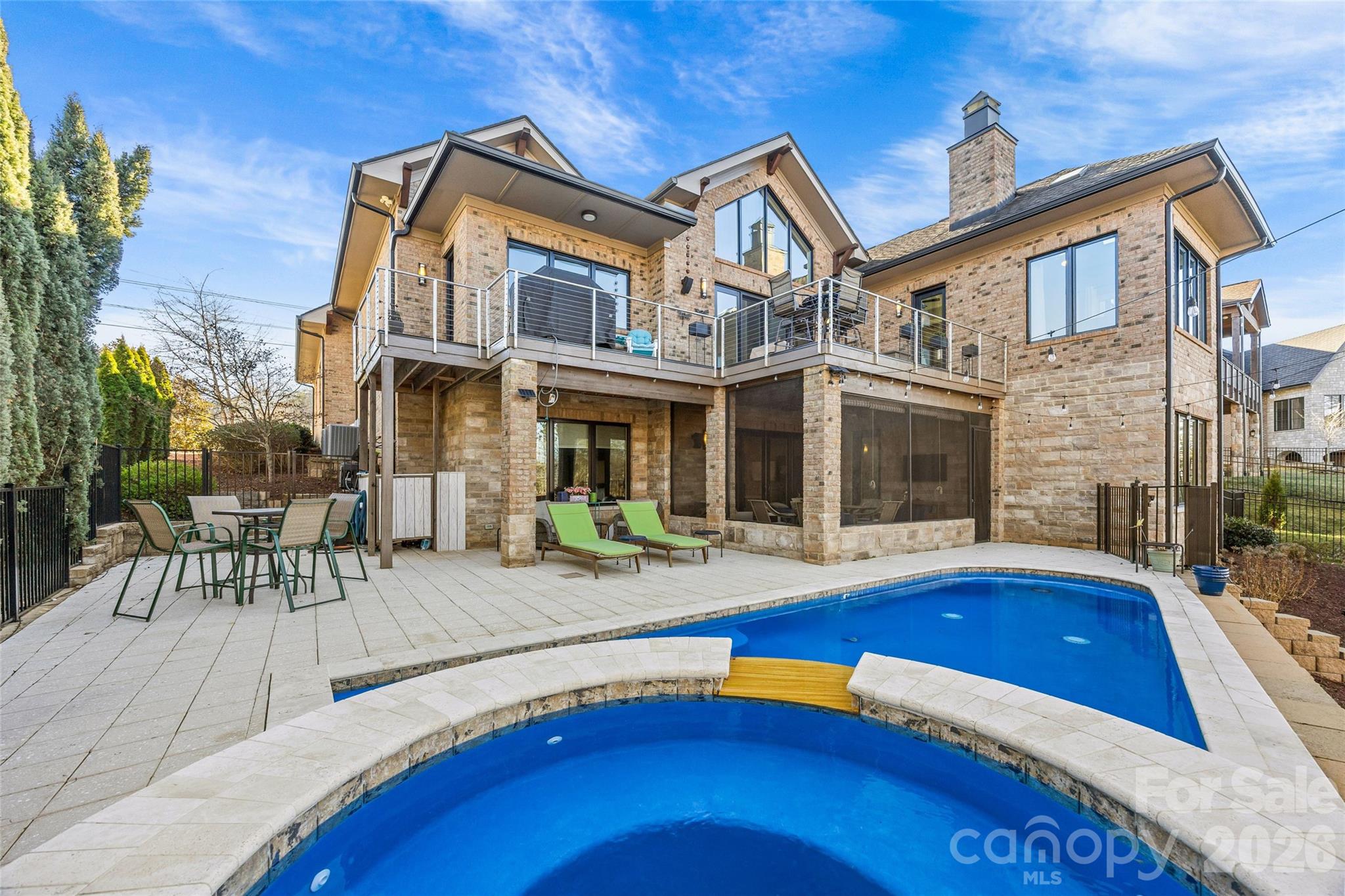 Resort style pool & spa - 6032 Headlands Court, Belmont