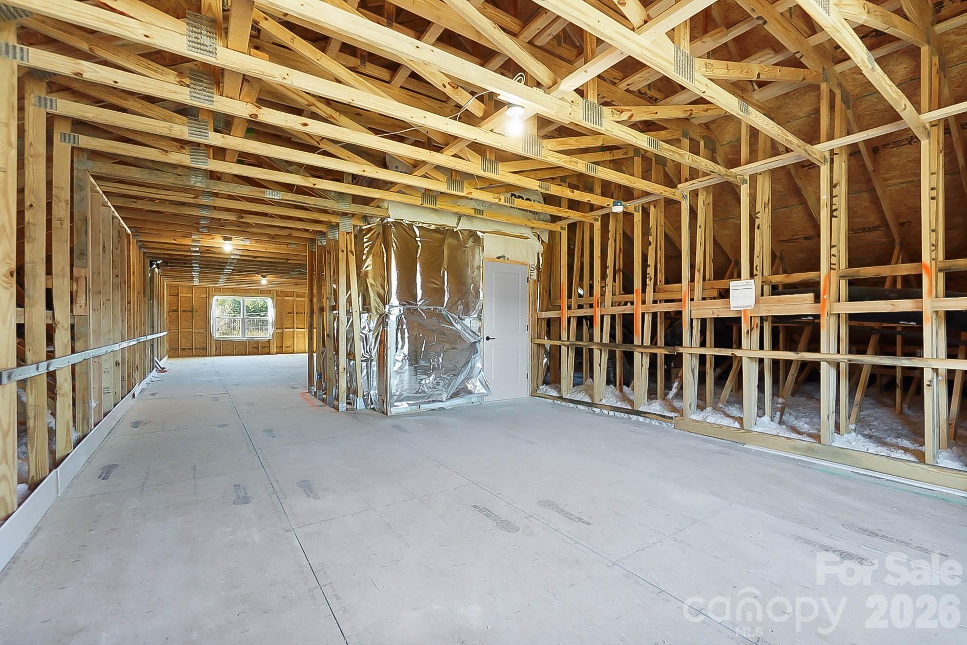 996 sqft unfinished attic space, amazing storage or potential to finish. - 7517 Lancaster Highway, Waxhaw