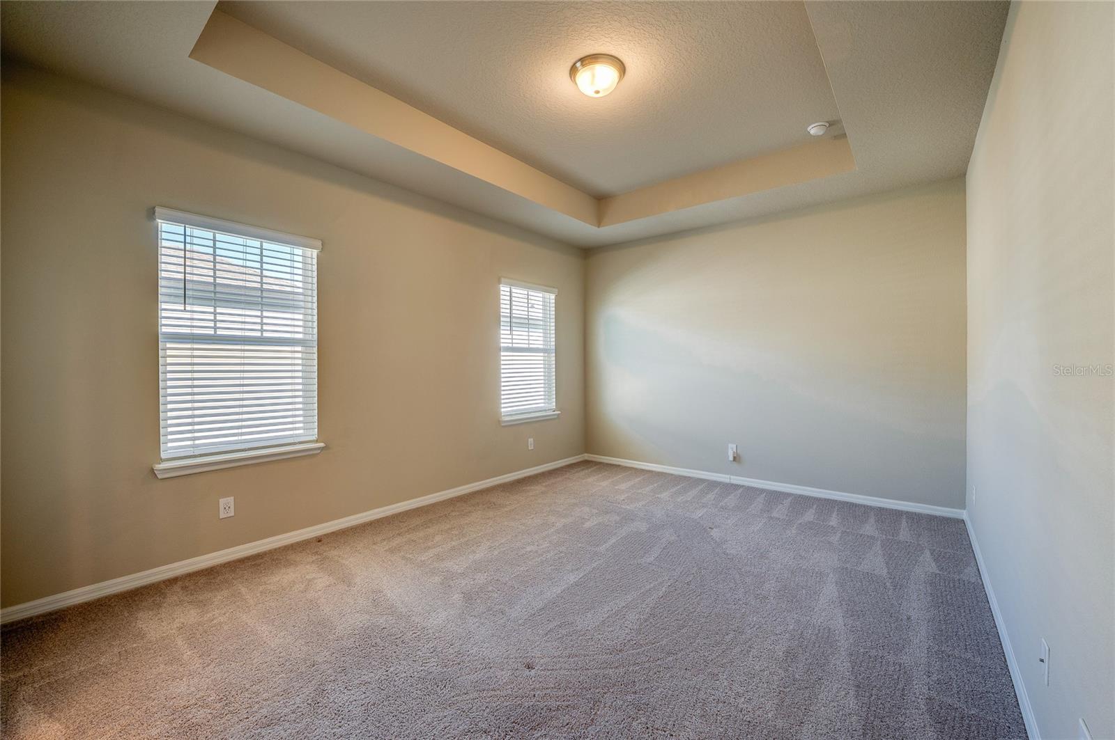 Master Bedroom with tray ceiling - 2912 MELETO BLVD, NEW SMYRNA BEACH