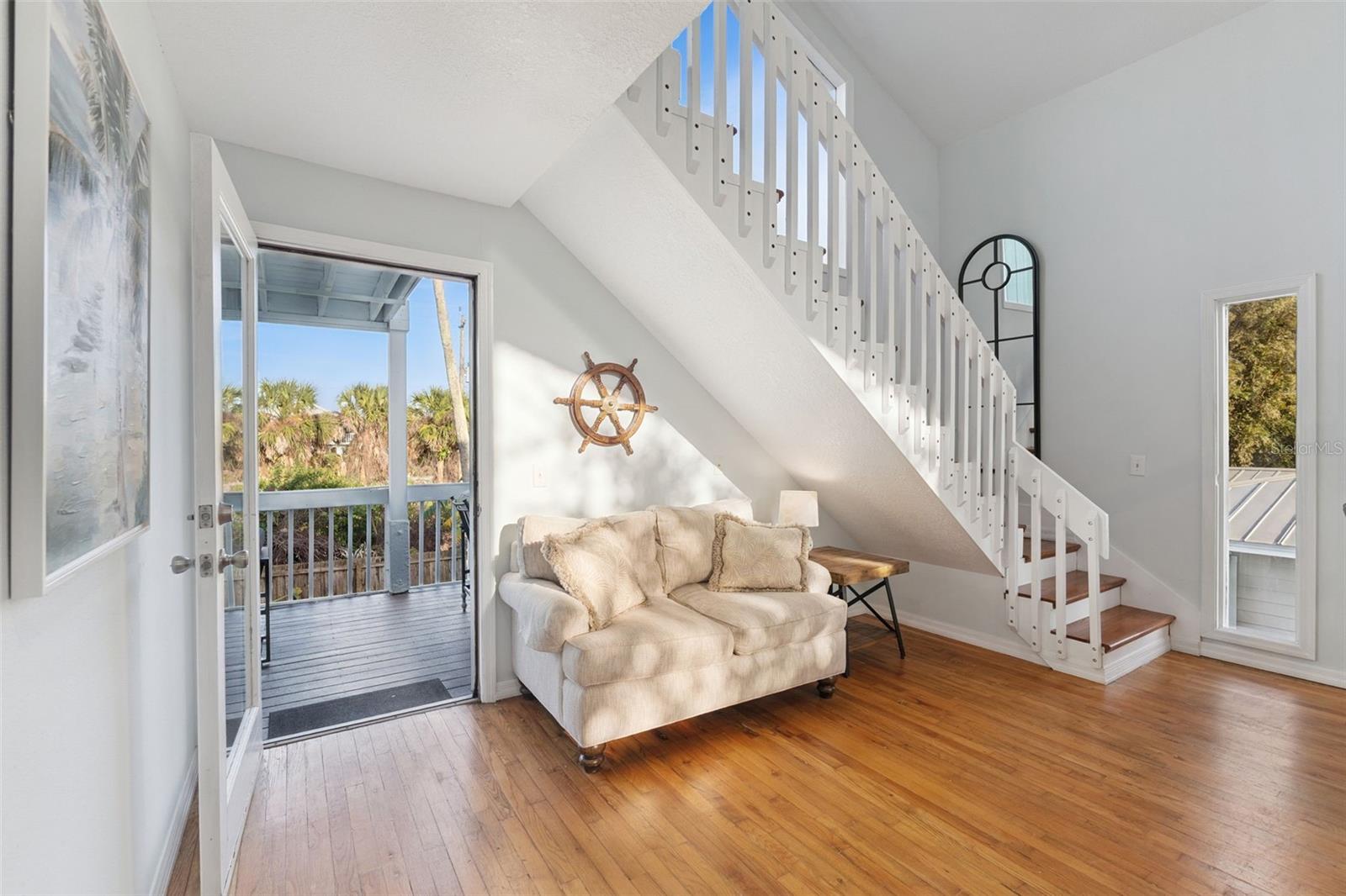 Second floor gives access to the balcony to lounge and enjoy some air - 6455 ENGRAM RD, NEW SMYRNA BEACH
