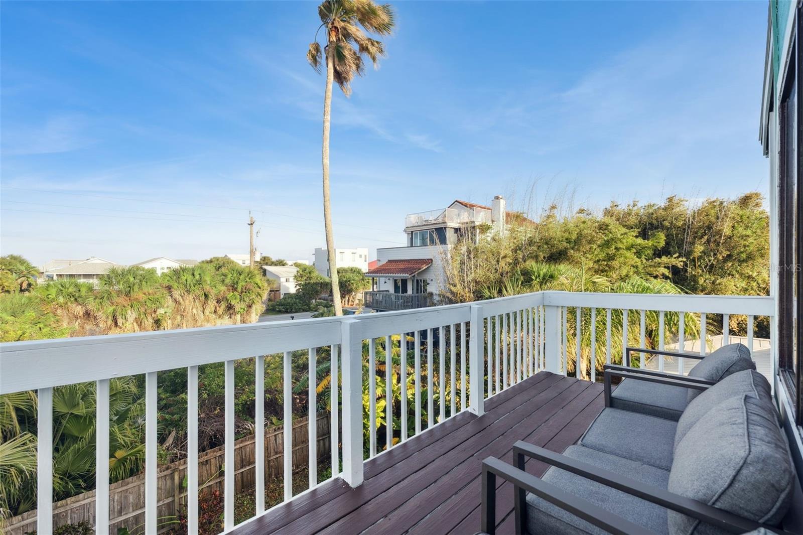 Third floor balcony with tree top views - 6455 ENGRAM RD, NEW SMYRNA BEACH