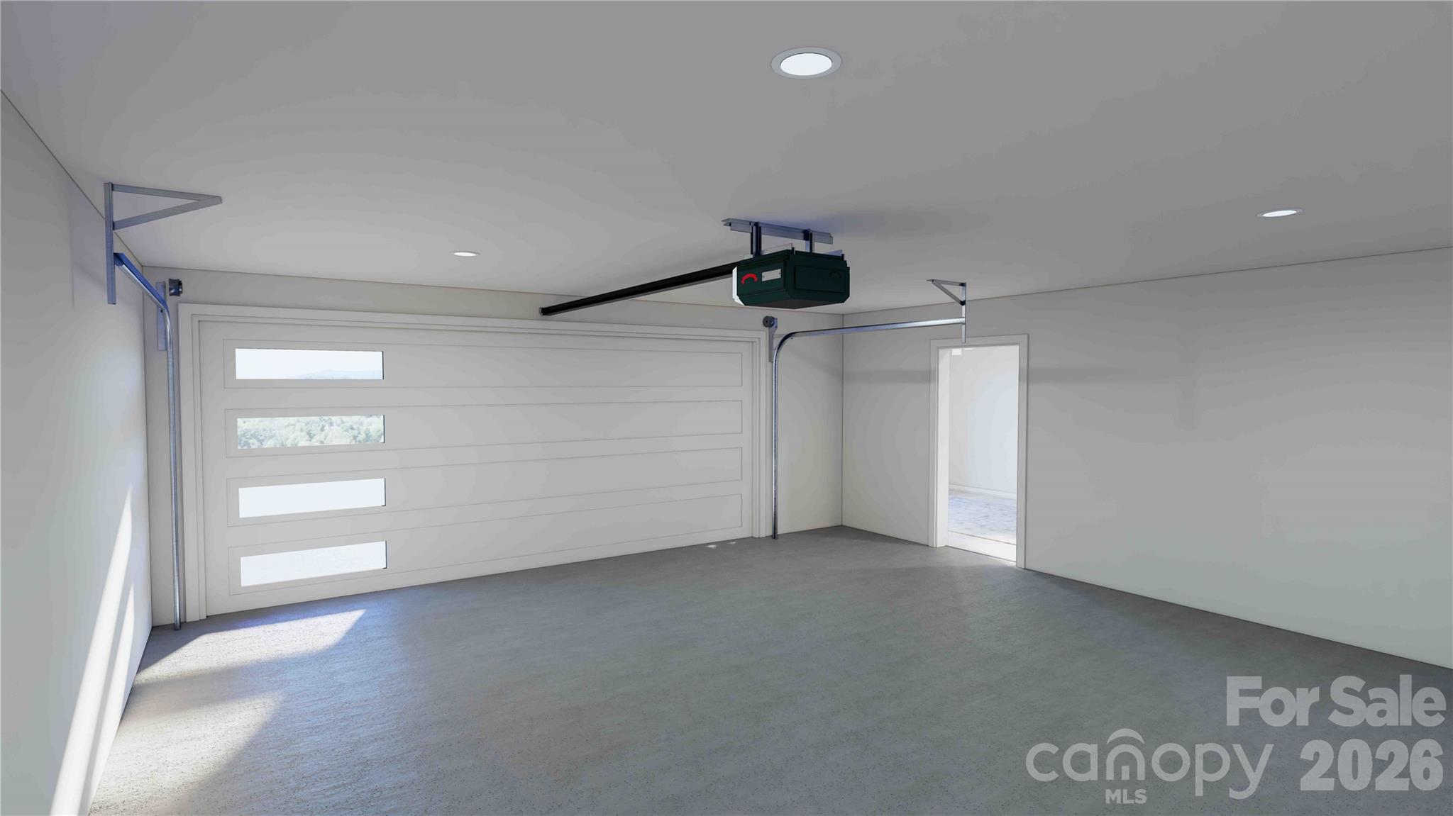 Garage rendering - 611 Storybook Villas Trail, Asheville