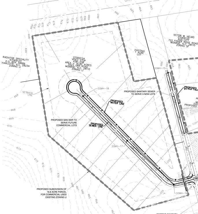 Unimproved Commercial at 5522 Orr Road, Monroe, photo 3 of 4