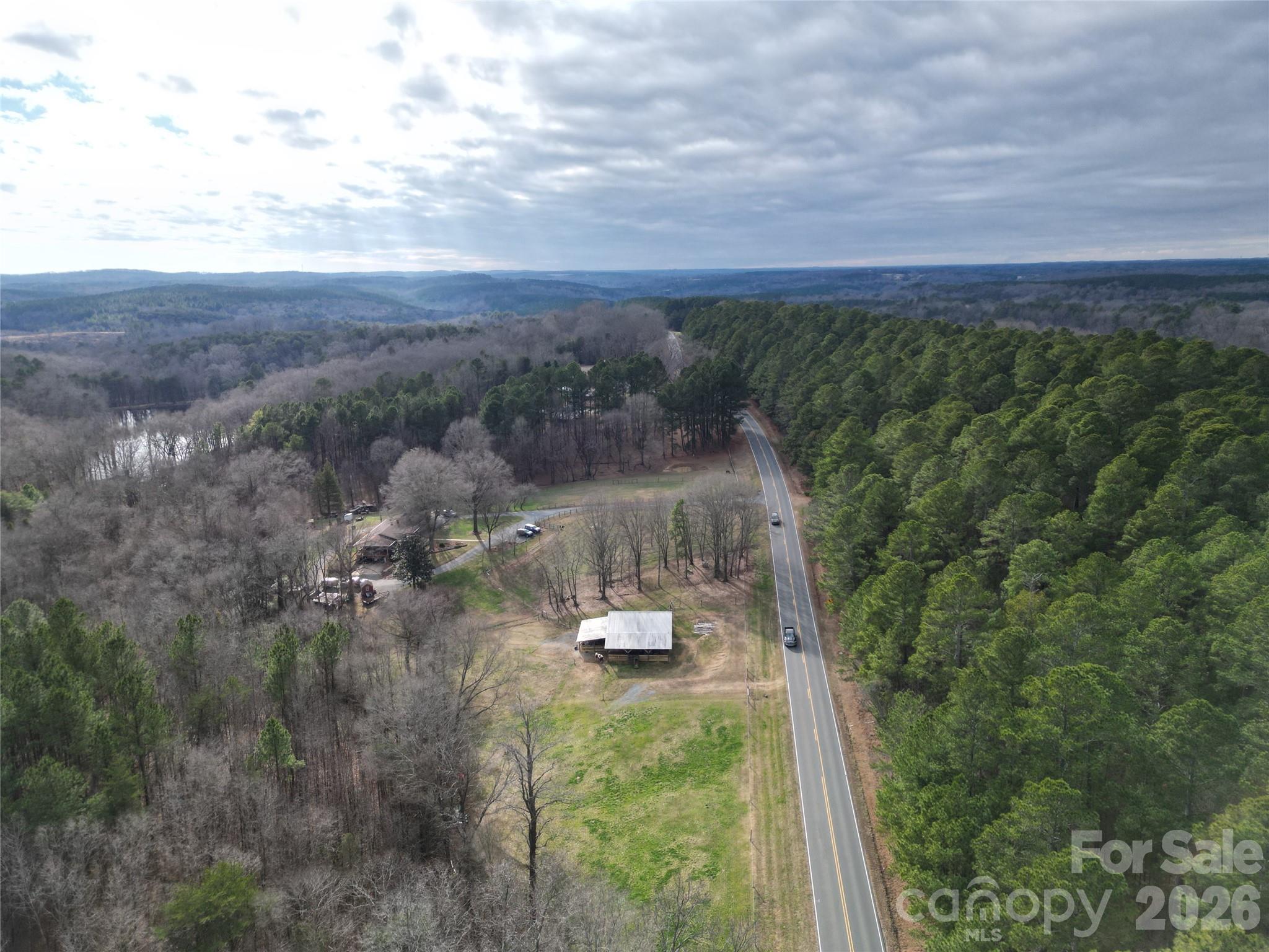 Aeriel View of Property Adjacent to the Right - 000 Vacant NC 138 Highway, Norwood