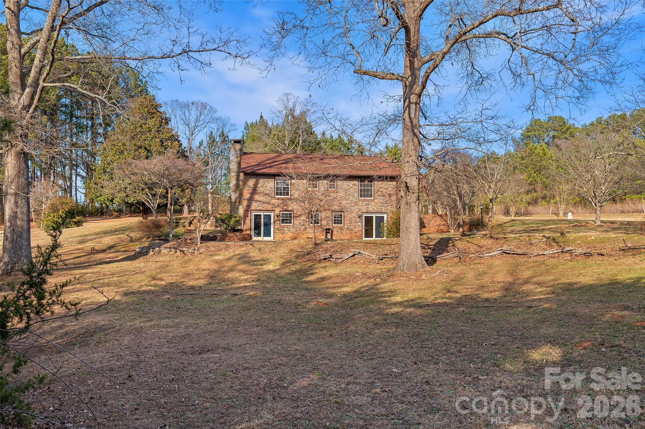 View of outside entrance to basement apartment. Would make great AIRBNB! - 591 Landrum Road, Columbus