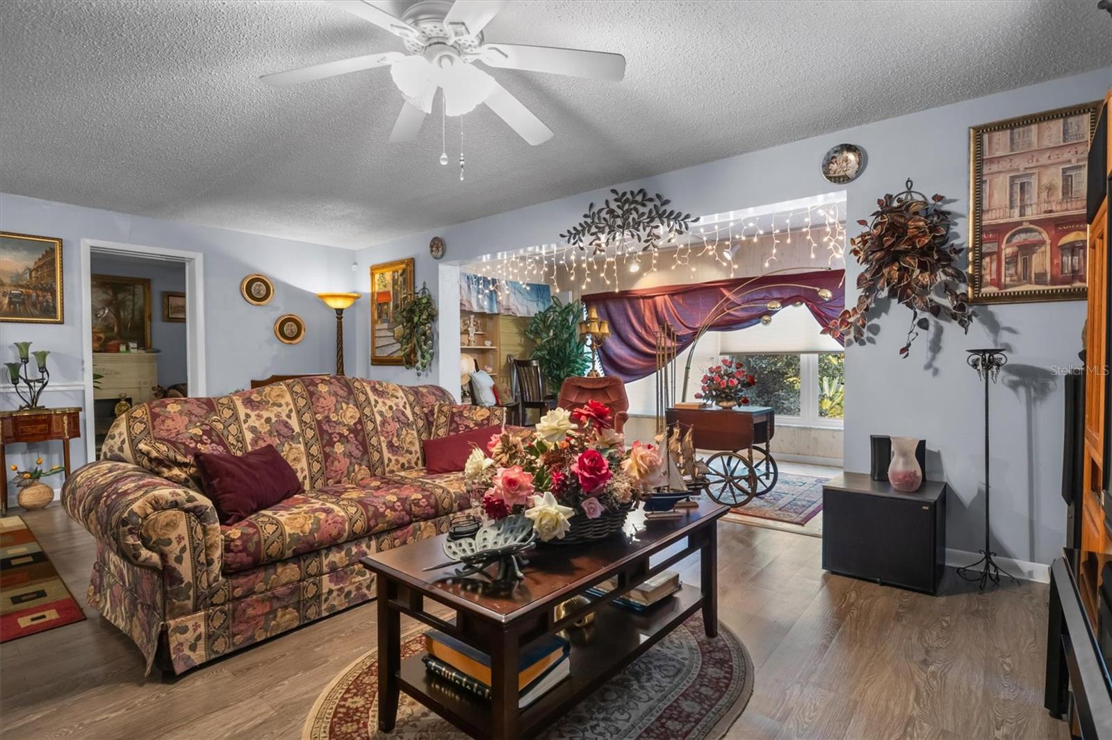 Living Room with Luxury Vinyl Flooring - 400 EL CAMINO DR #210, WINTER HAVEN