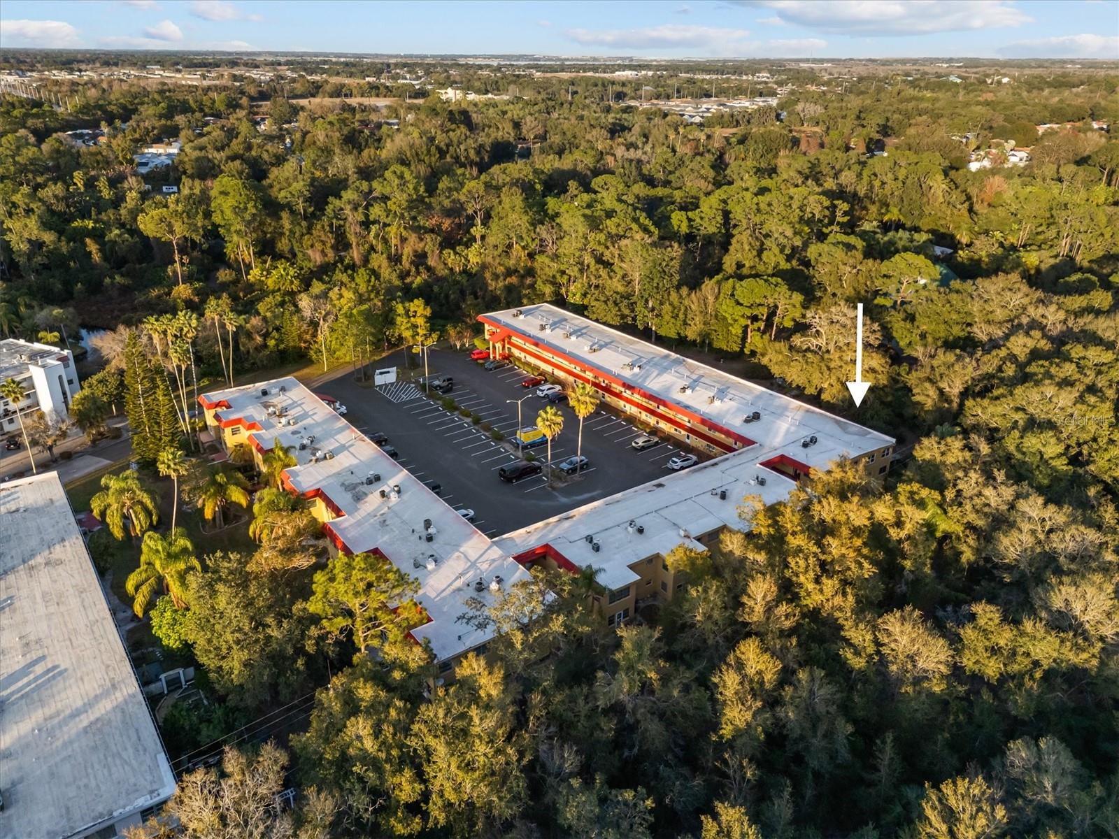 Aerial of the building - 400 EL CAMINO DR #210, WINTER HAVEN