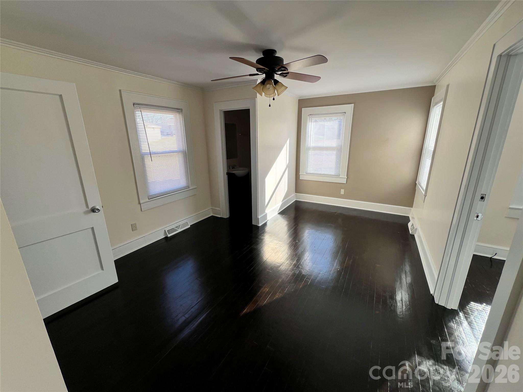Primary Bedroom with 1/2 bath - 615 Arlington Avenue, Albemarle