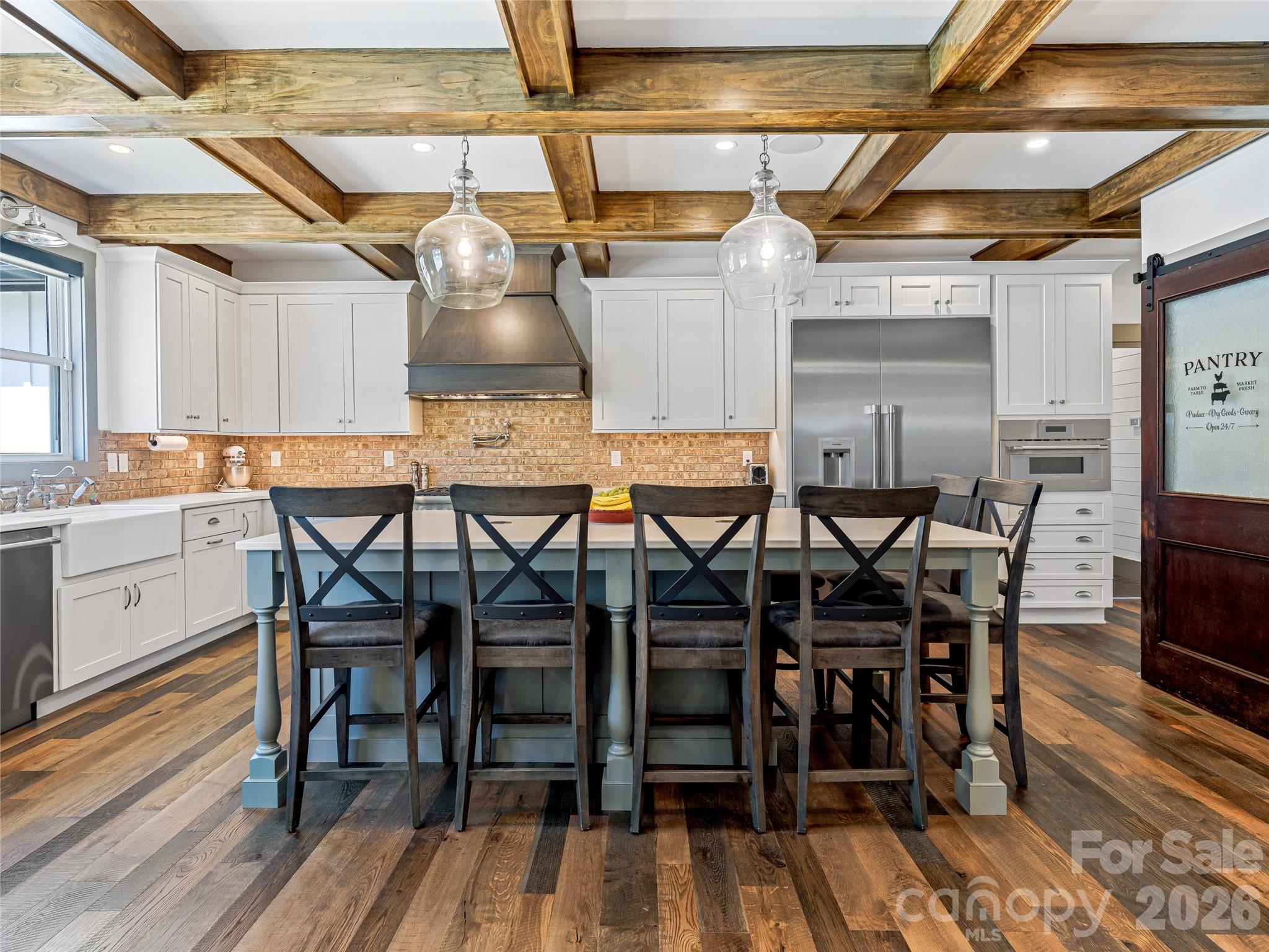 Fabulous functional kitchen island and breakfast bar - 59 W Bradford Hill Road, Mills River
