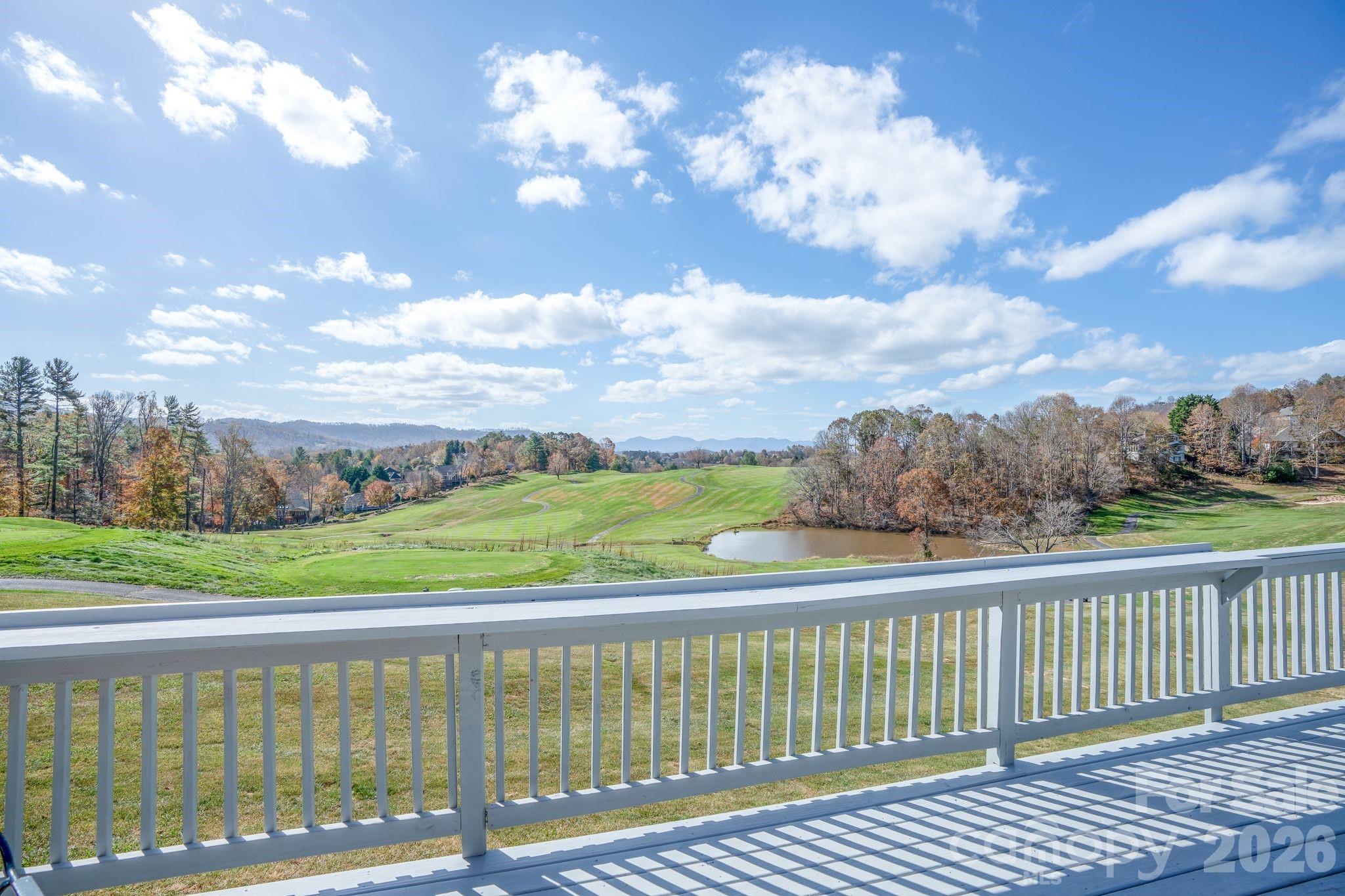 Club Deck - Grab a nice lunch and enjoy the views after 9 or 18 holes of Championship Golf - 66 HawTree Court, Weaverville