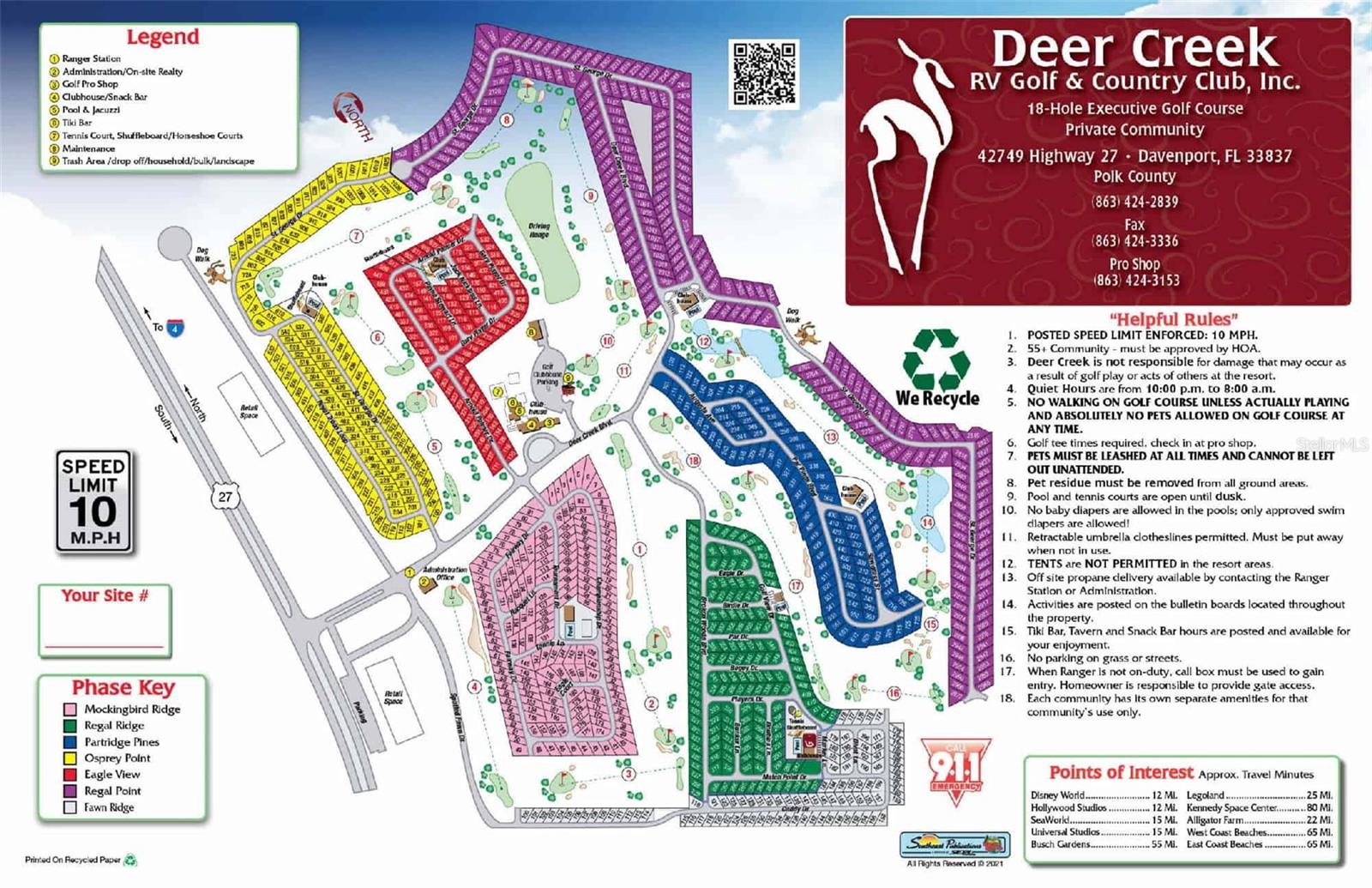 Map of Deer Creek - 411 ST GEORGE DR, DAVENPORT
