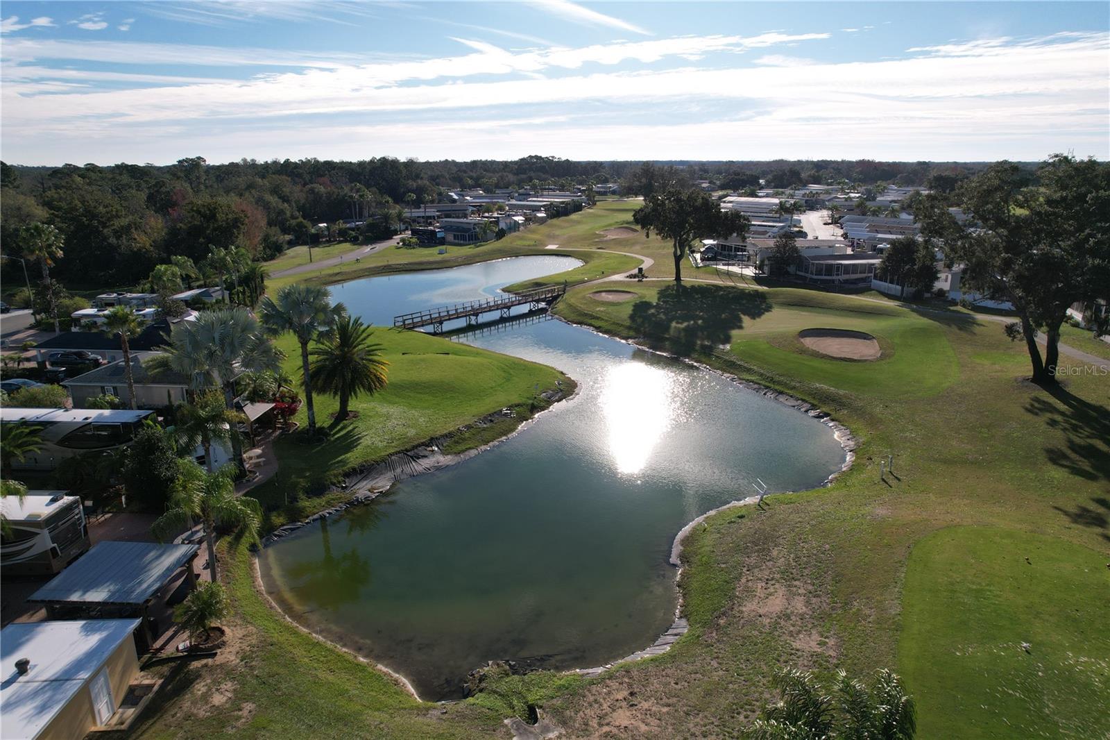 Pond on the 18 Hole Executive Course - 411 ST GEORGE DR, DAVENPORT