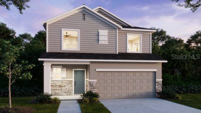 Artist Rendering at Dusk - 57 ENCLAVE AVE, PALM COAST