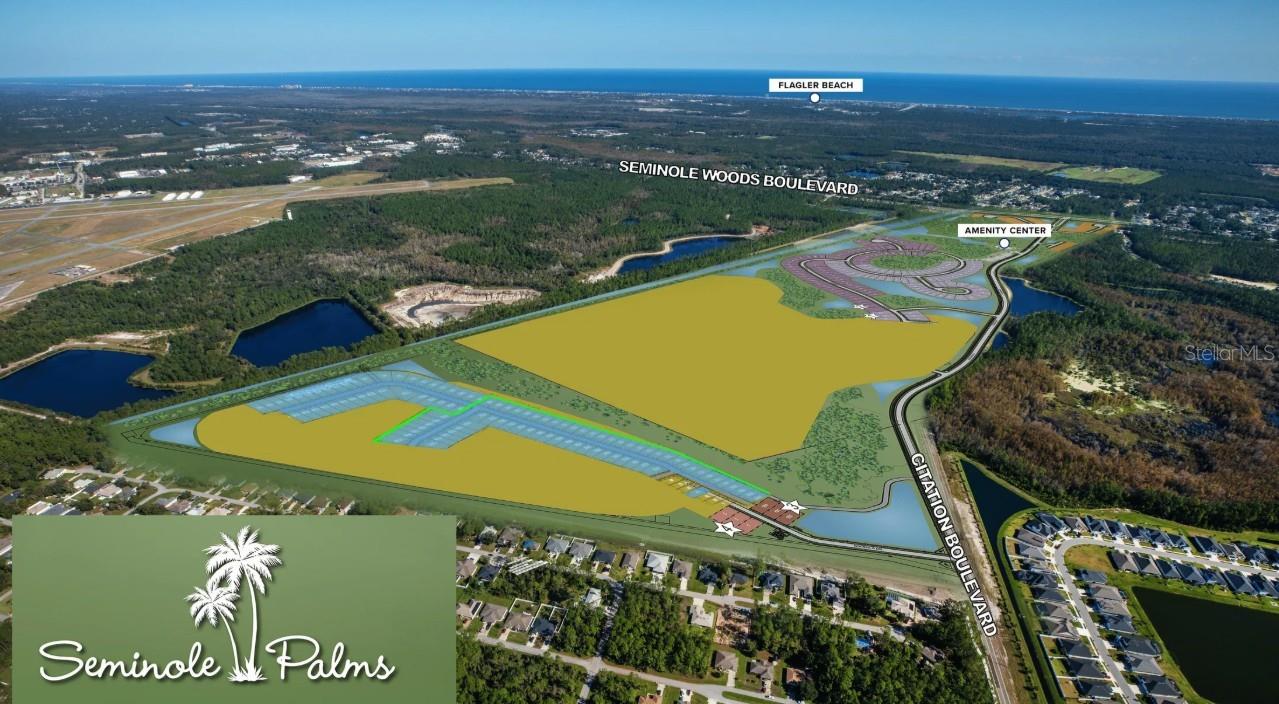 Aerial View of the Community - 57 ENCLAVE AVE, PALM COAST