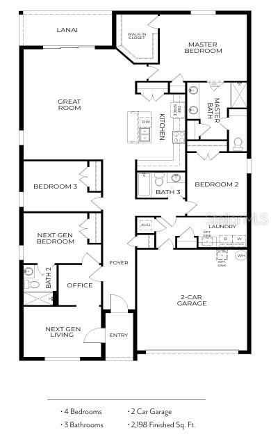 Floor Plan - 59 ENCLAVE AVE, PALM COAST