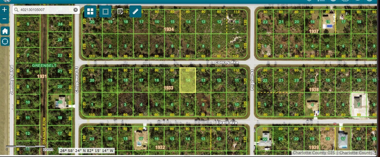Land at 12093 CONROY AVE, PORT CHARLOTTE, photo 2 of 2