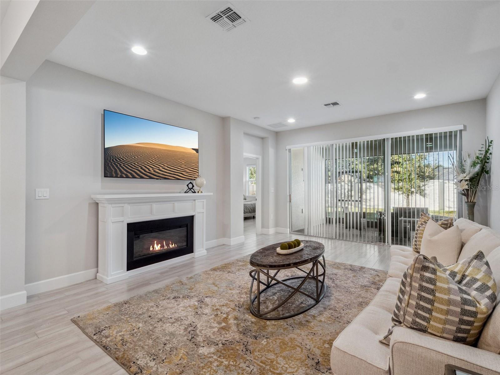 Living Room to Lanai + Primary - 14345 WABASSO LOOP, WINTER GARDEN