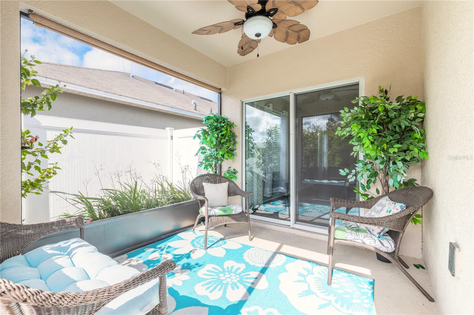screen room covered - 2612 STAR CORAL LN, NEW SMYRNA BEACH