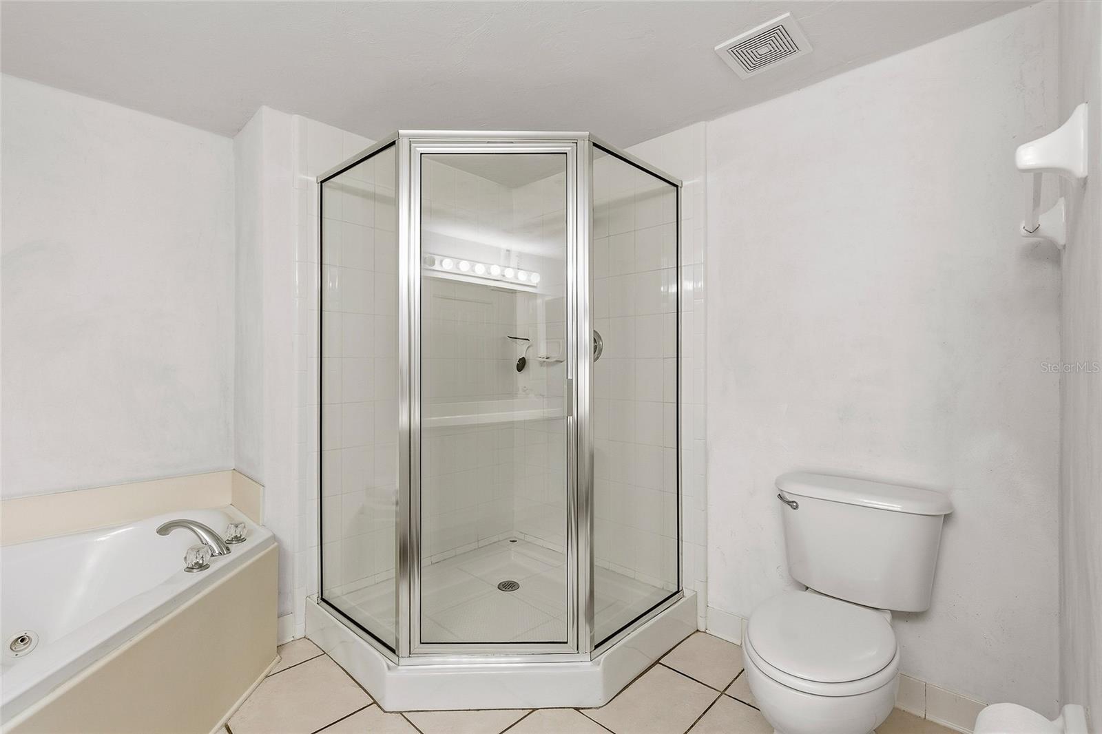 Master Bath - Corner Shower - 426 BOUCHELLE DR #301, NEW SMYRNA BEACH