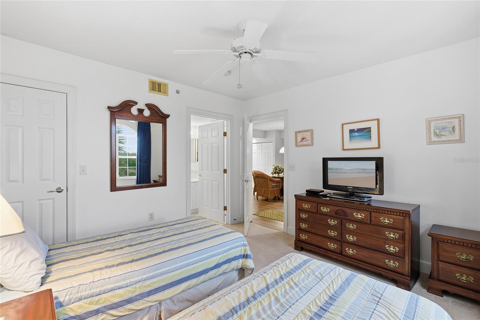 Front Bedroom - Attached Bath - 426 BOUCHELLE DR #301, NEW SMYRNA BEACH