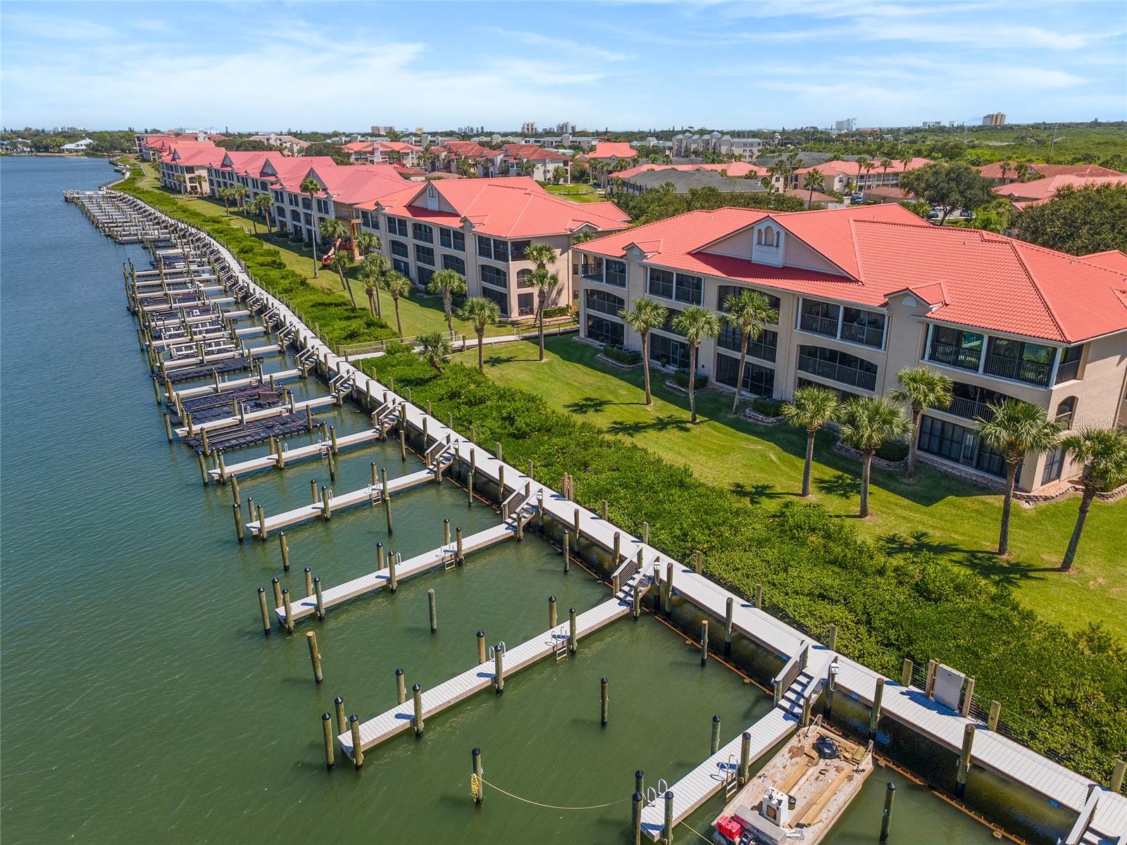Boat Slips along Intracoatal - 426 BOUCHELLE DR #301, NEW SMYRNA BEACH
