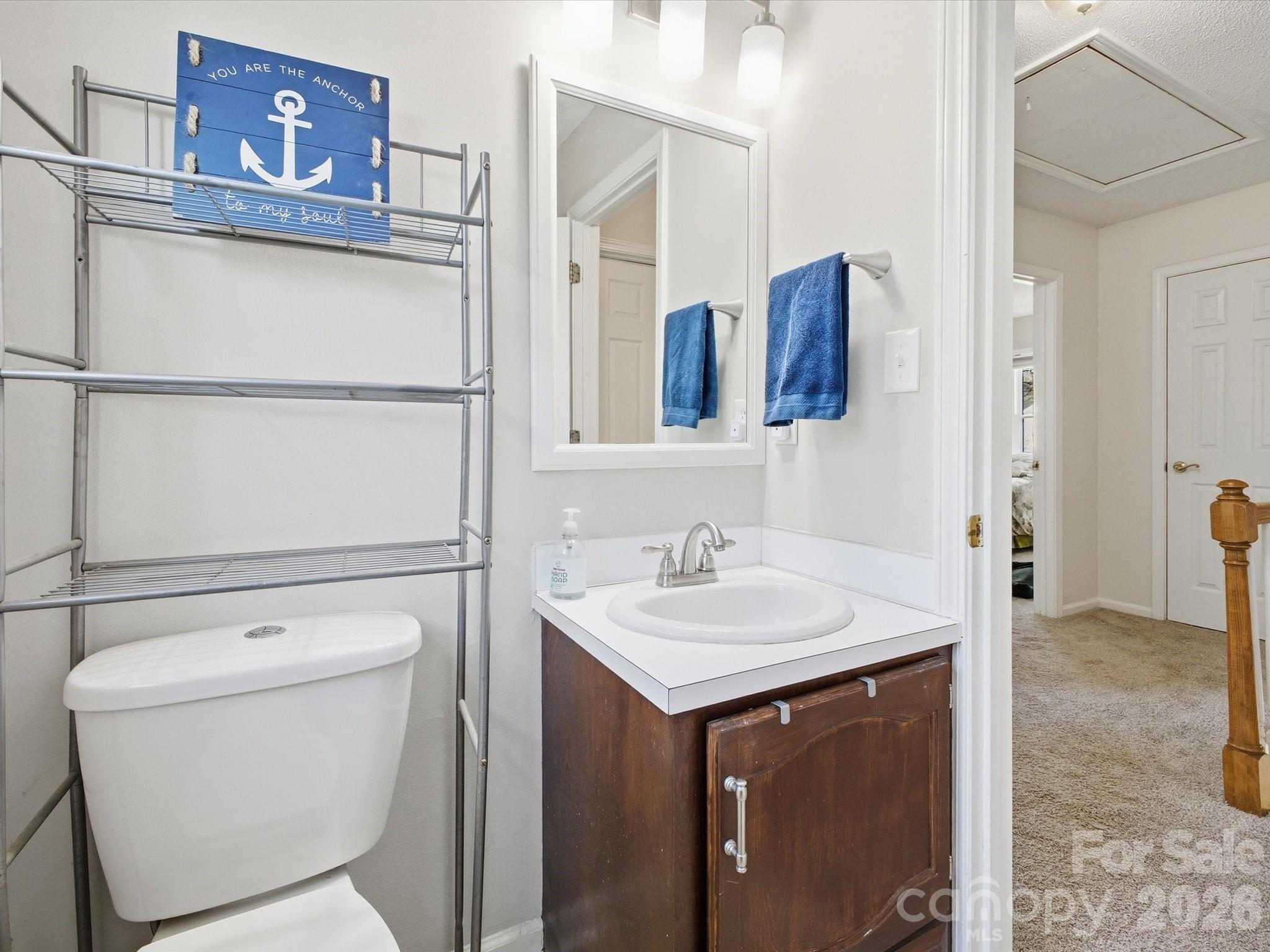 Full bath on second floor - 109 Elk Court, Mount Holly