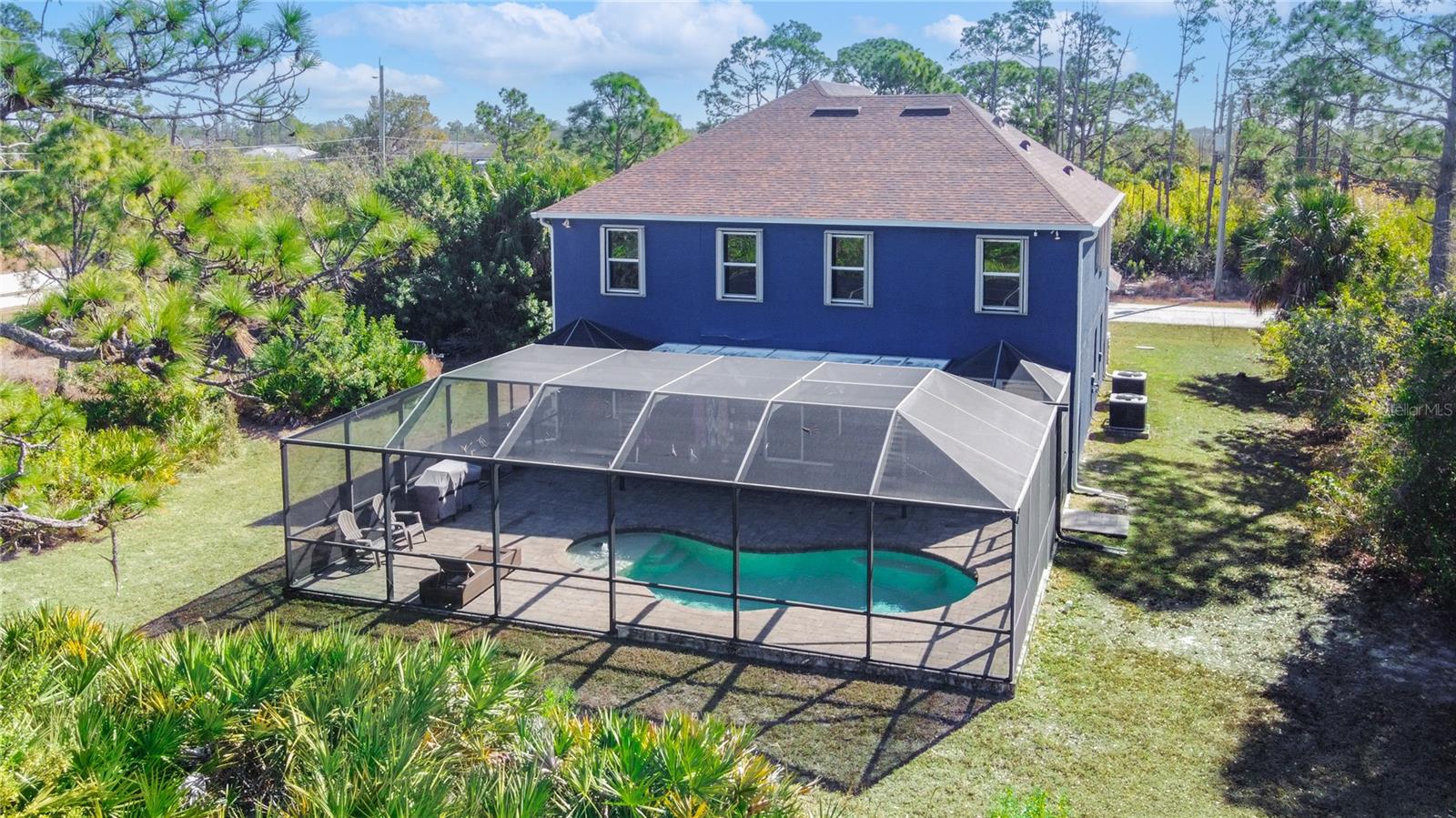 Back Drone - 9219 CANNA ST, PORT CHARLOTTE