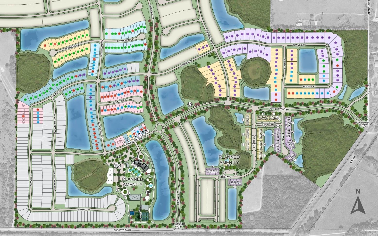 Firethorn Sitemap - 13419 COMMONS AVE, PARRISH