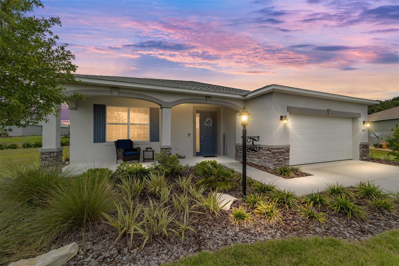 evening view - 7037 SW 86TH AVE, OCALA