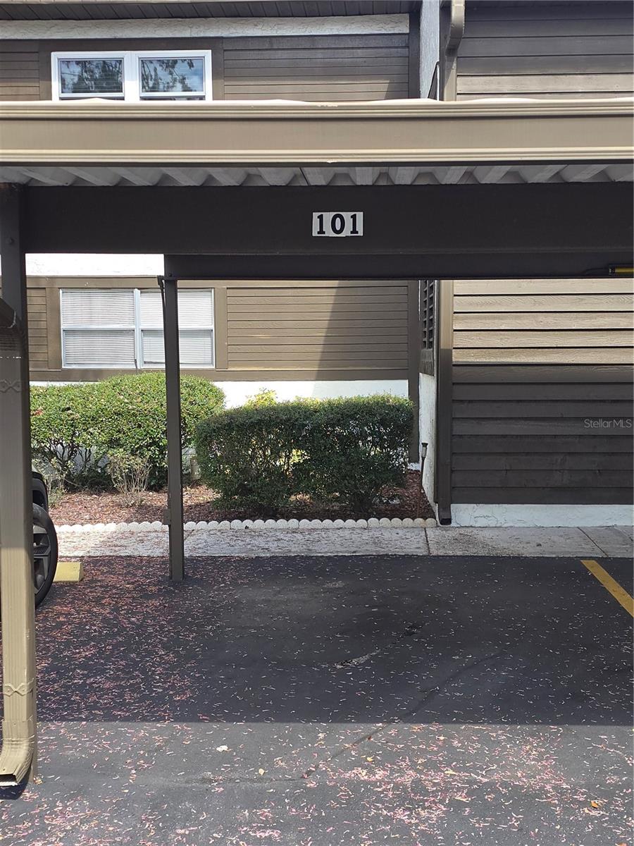 Assigned Parking in front of unit - 4140 PASSPORT LN #101, NEW PORT RICHEY
