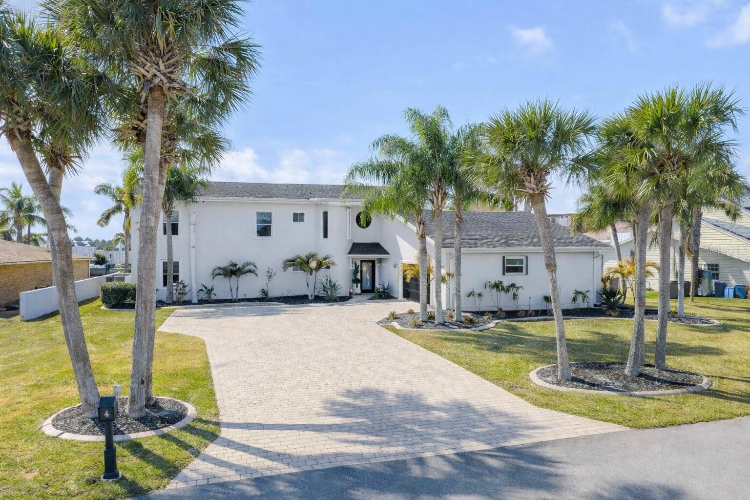 Rendering to show the house with white paint. - 102 VIA DUOMO, NEW SMYRNA BEACH