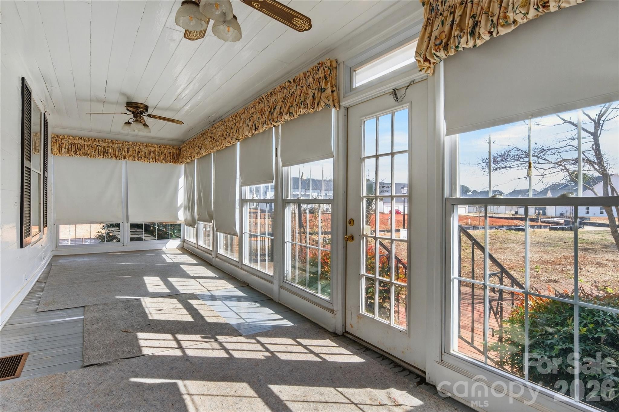 Sunroom was originally the rear covered porch - 11124 Eastfield Road, Huntersville