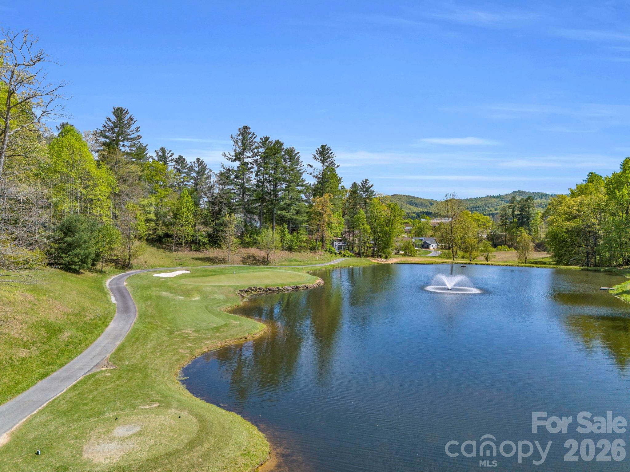 Golf course and pond - 142 Mountain Elder Lane, Hendersonville