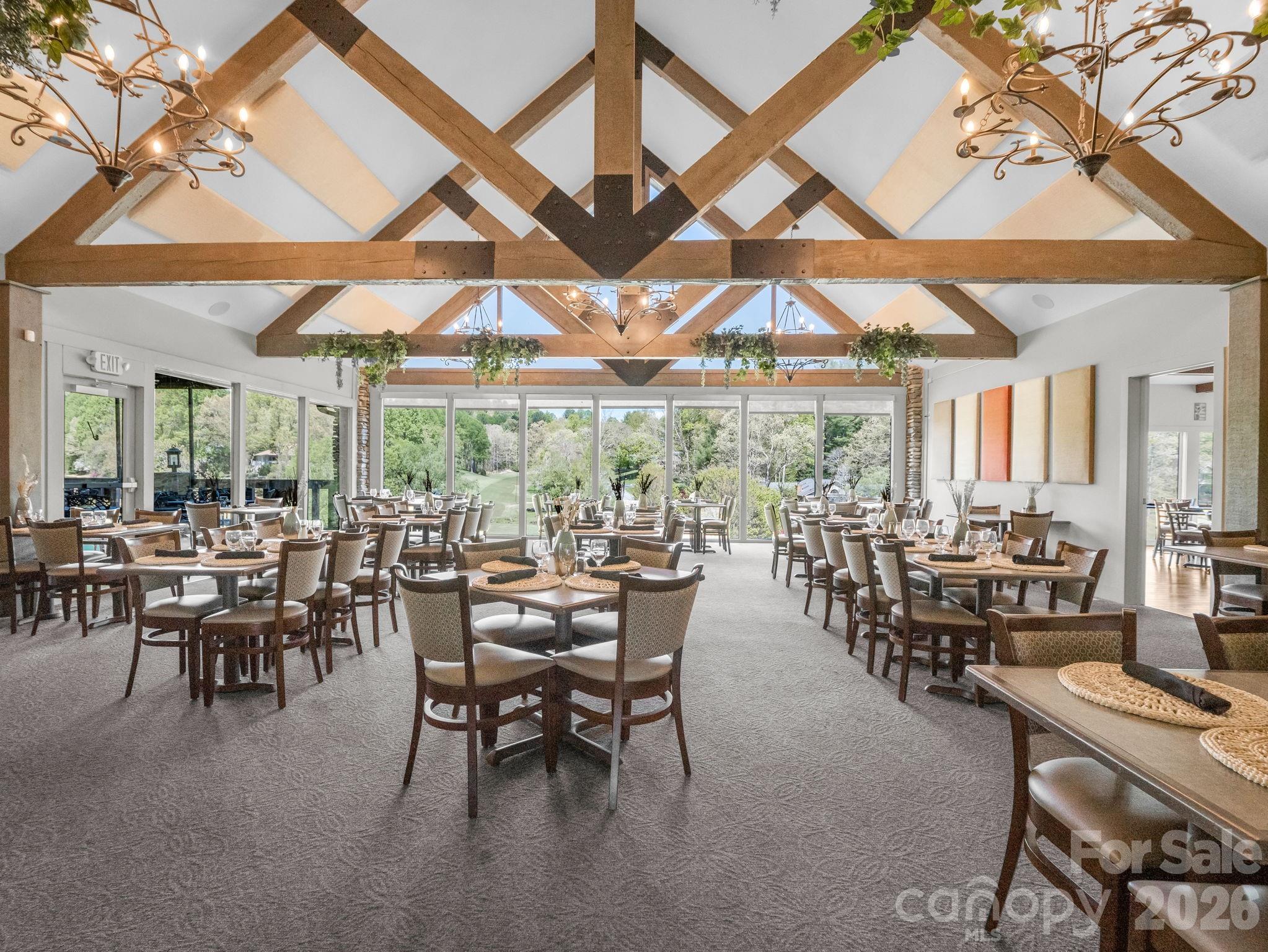 Inside of clubhouse and restaurant - 142 Mountain Elder Lane, Hendersonville
