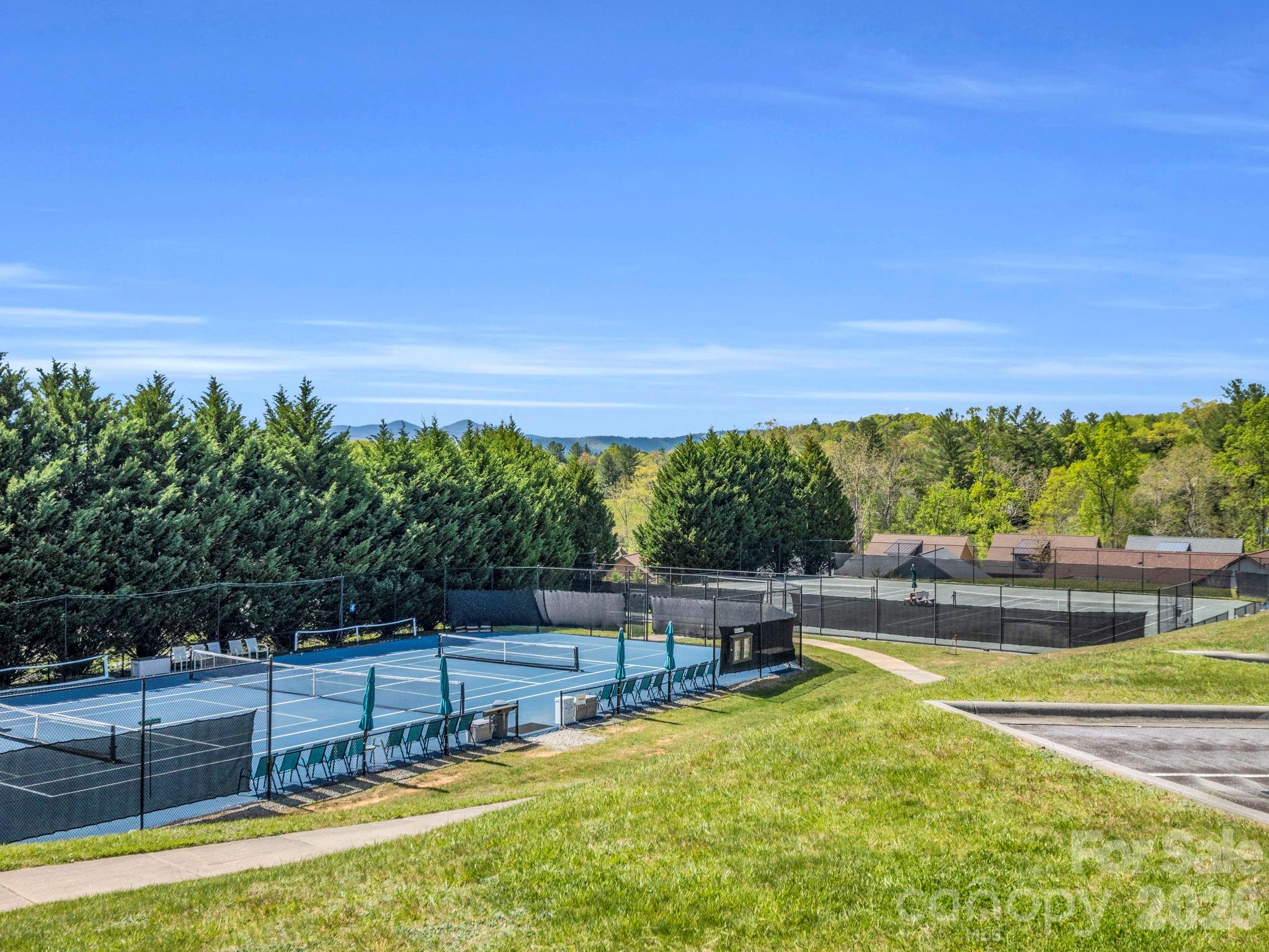 Pickleball and Tennis courts - 142 Mountain Elder Lane, Hendersonville
